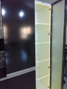 Шкаф бар с LED подсветкой для кухни
