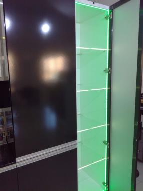 Шкаф бар с LED подсветкой для кухни