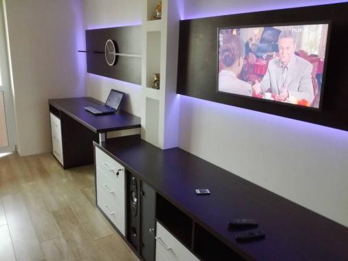 Стенка в гостиную комнату с LED подсветкой