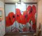 Шкаф купе в спальню "Red poppy"